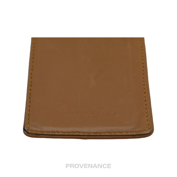 🔴 Dior Denim Card Holder Wallet - Tan - Picture 5 of 7